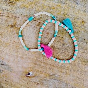 Fun colorful anklets